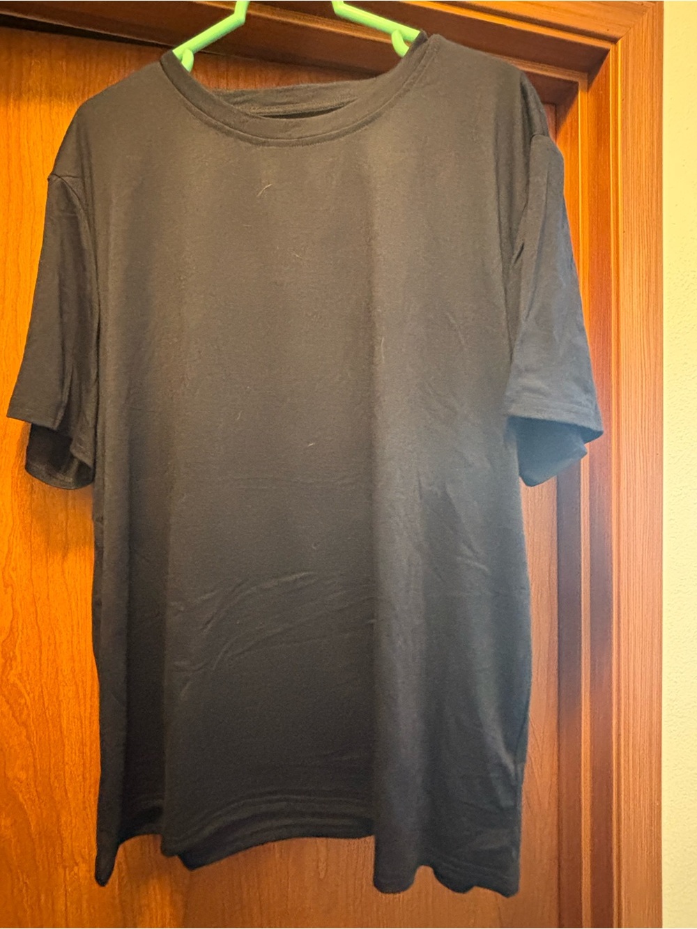 Men's Black Crew Neck T-Shirt
